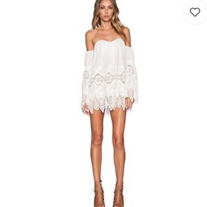 STONE COLD FOX WHITE LACE DRESS